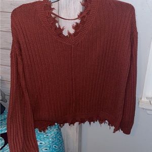v-neck sweater